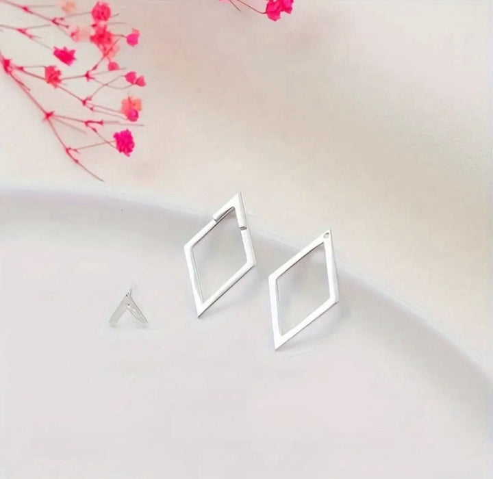 Diamond Illusion Earring : 2 Colors