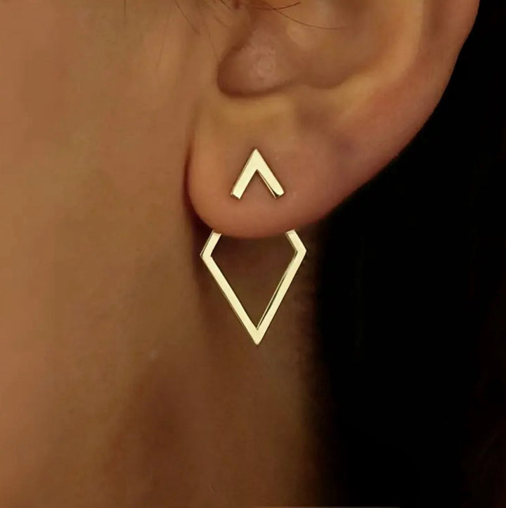 Diamond Illusion Earring : 2 Colors