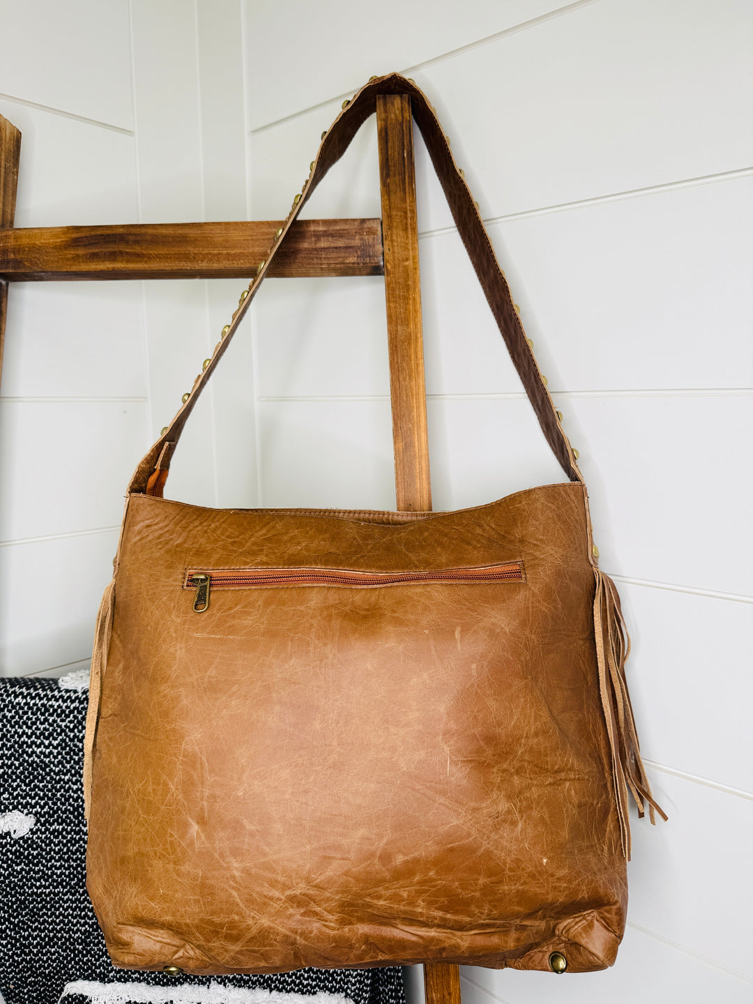 Love Lindsey Rebel Stuffed Cowhide Purse