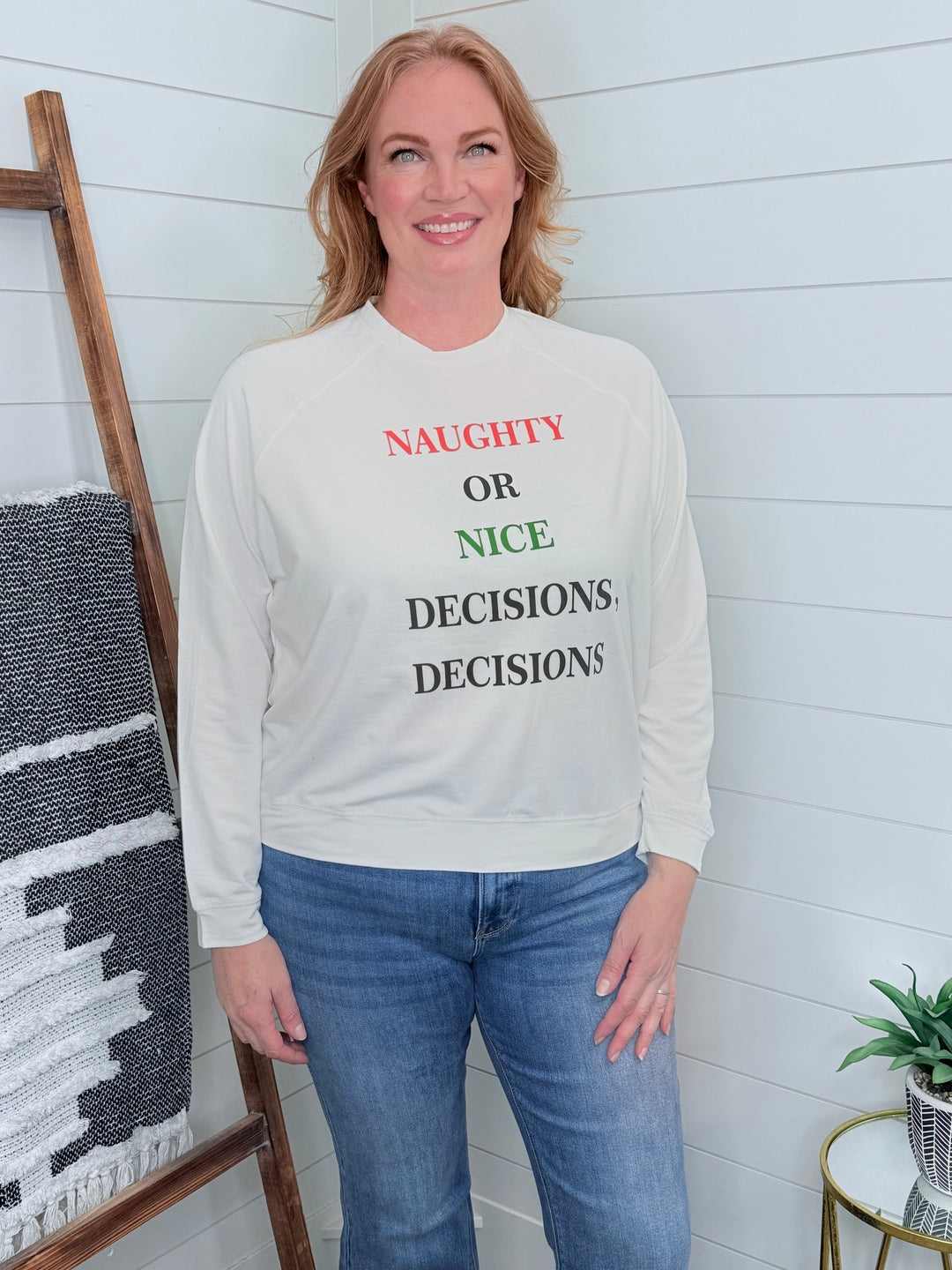 Naughty or Nice Decisions Tee