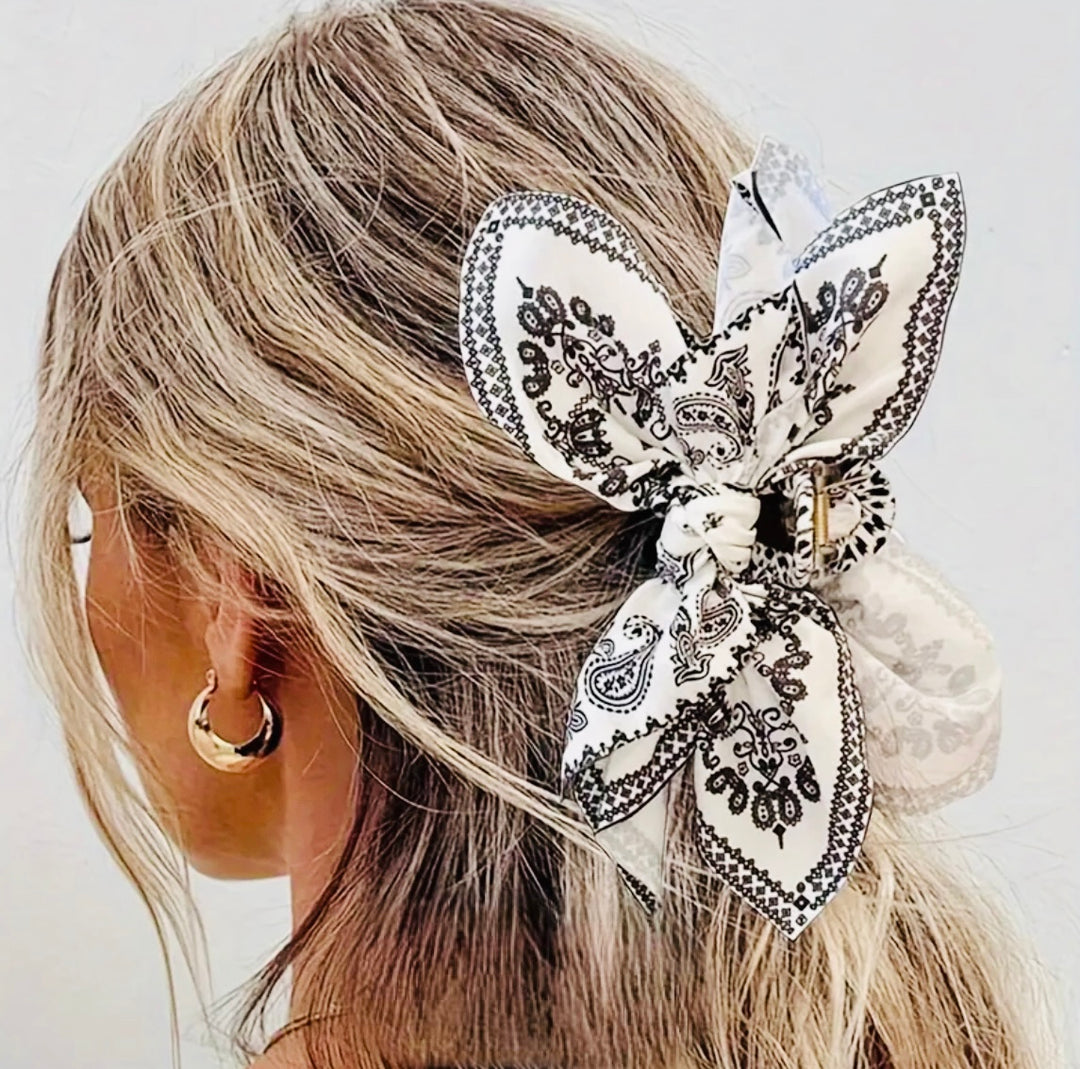 Bandana Butterfly Claw Clip