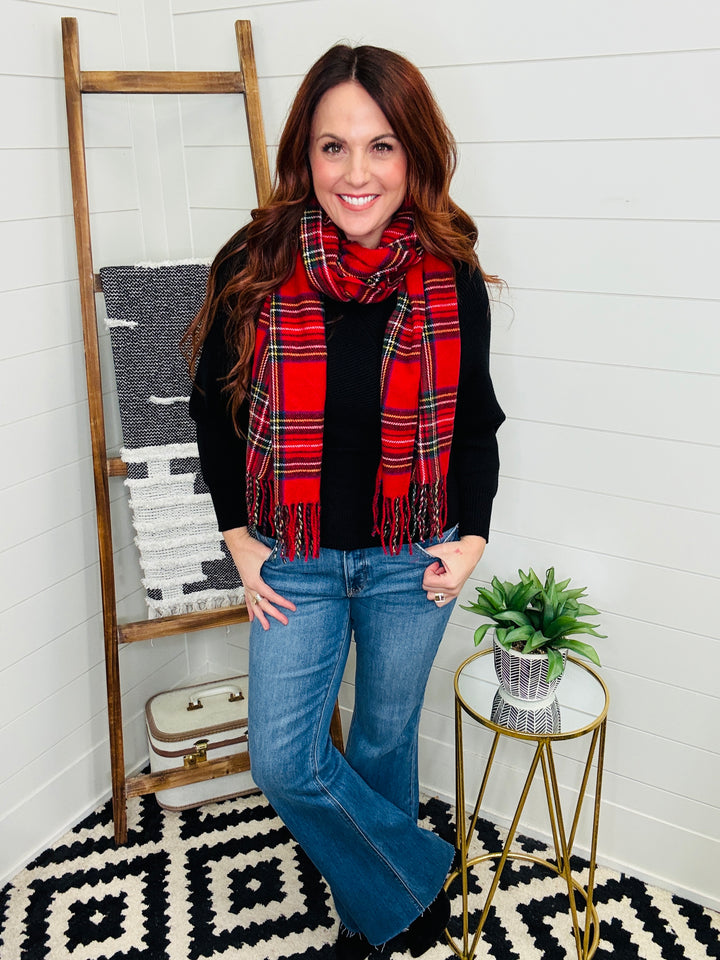 Good Tidings Plaid Scarf