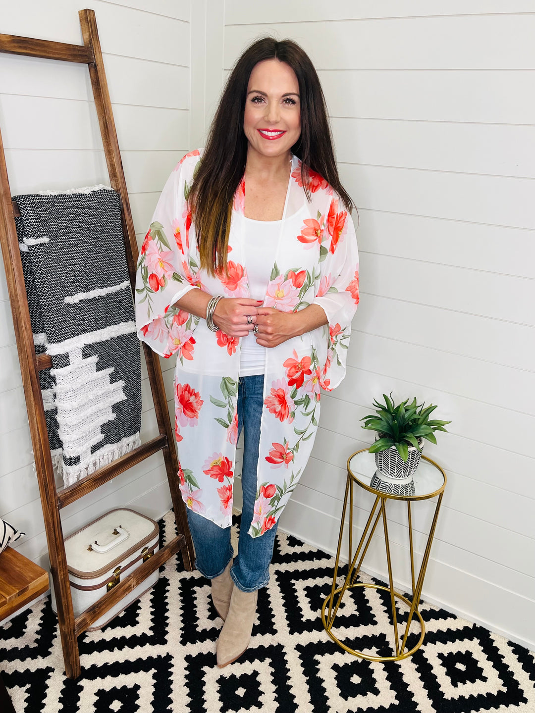 Flowy Floral Kimono : 2 Colors