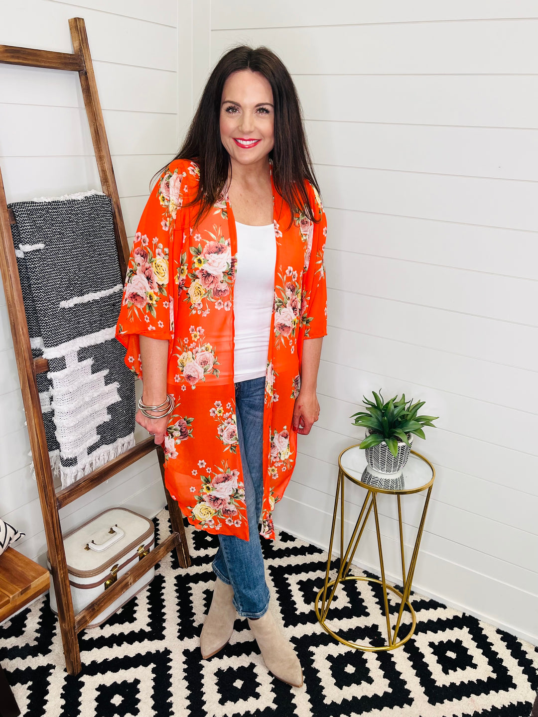 Flowy Floral Kimono : 2 Colors