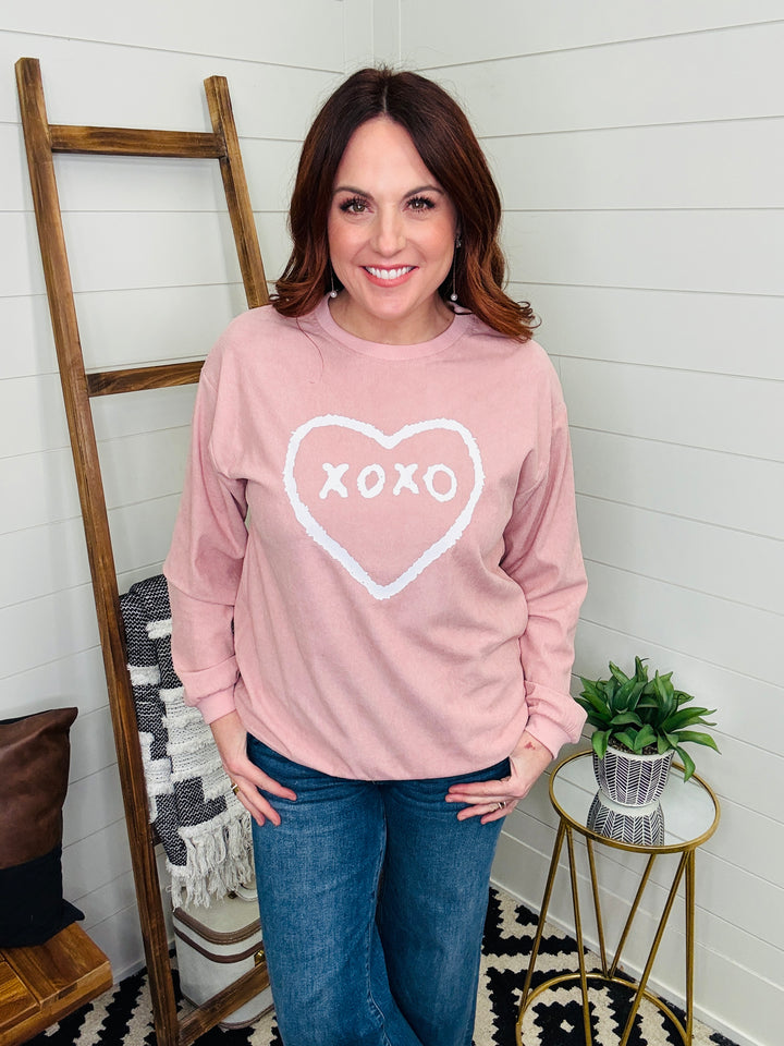 XOXO Corded Crewneck