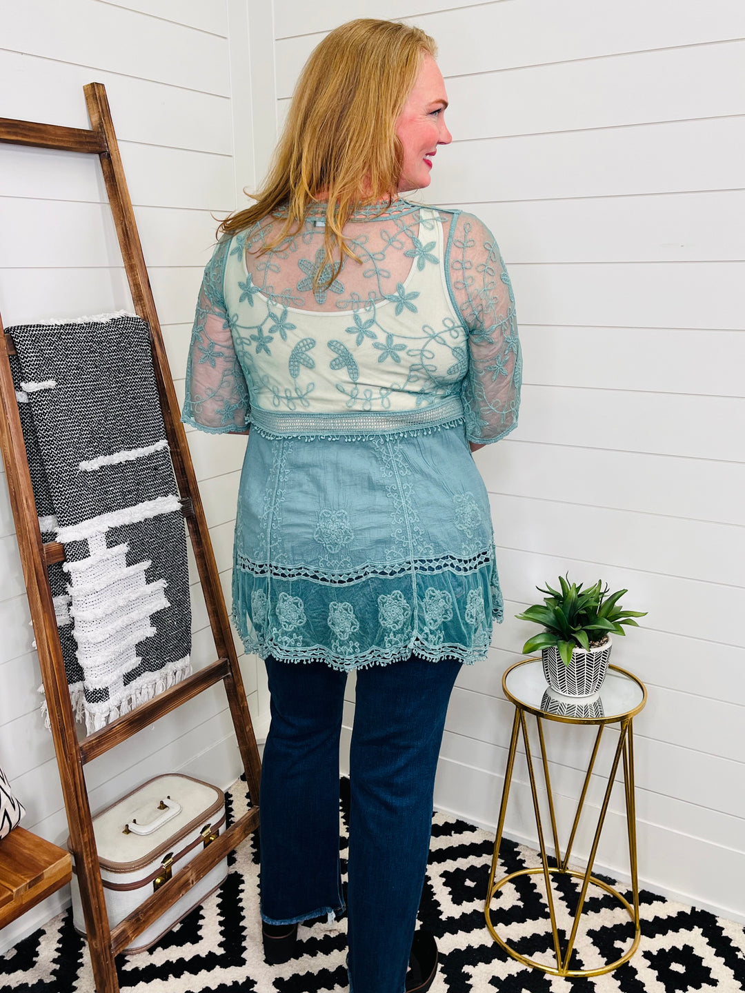 Lace Boho Tunic: 2 Colors