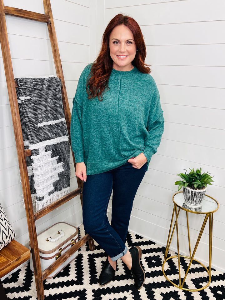 Dreamy Emerald Hacci Sweater