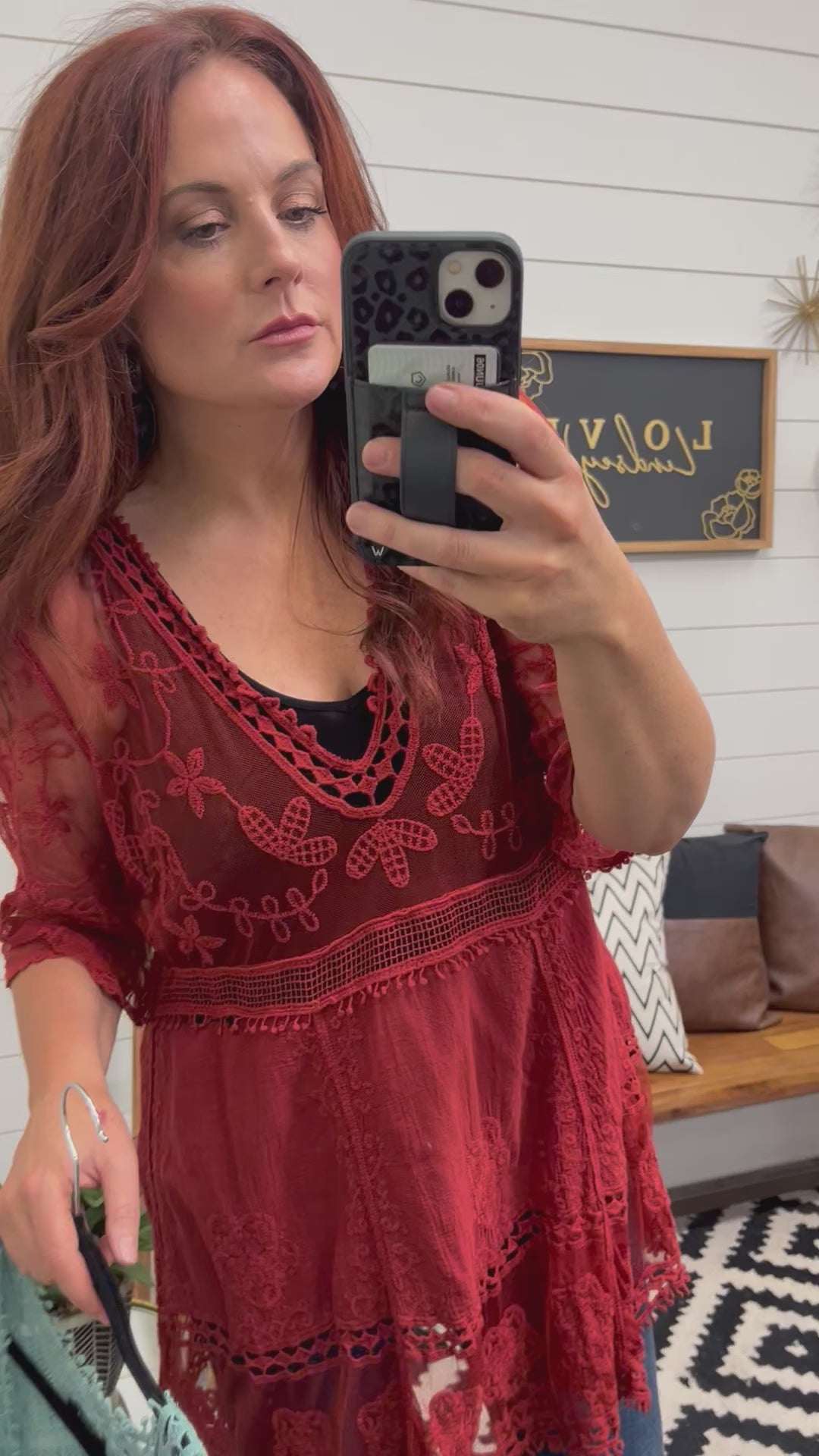 Lace Boho Tunic: 2 Colors